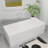 67" Freestanding Rectangular Bathtub With Ergonomic Backrest