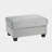 125.2"W 5-Piece Upholstered L-shaped Sectional with a Movable Ottoman-509862349
