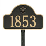 Lexy 1-Line Lawn Address Sign