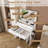 New Large Mirror Vanity Desk for Bed room , Modern Makeup Vanity Set with Power Outlet and Hair dryer holder, 5 Drawers , 3 Lighting Color Adjustable Dressing Table for Bedroom, White Color-417225401