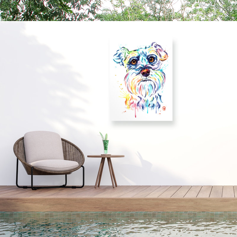 Toile d'extérieur Lisa Whitehouse Schnauzer, H 14 po x l 19 po