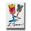 «L'Chaim Glass» par Linda Woods, art mural sur toile-1910061220