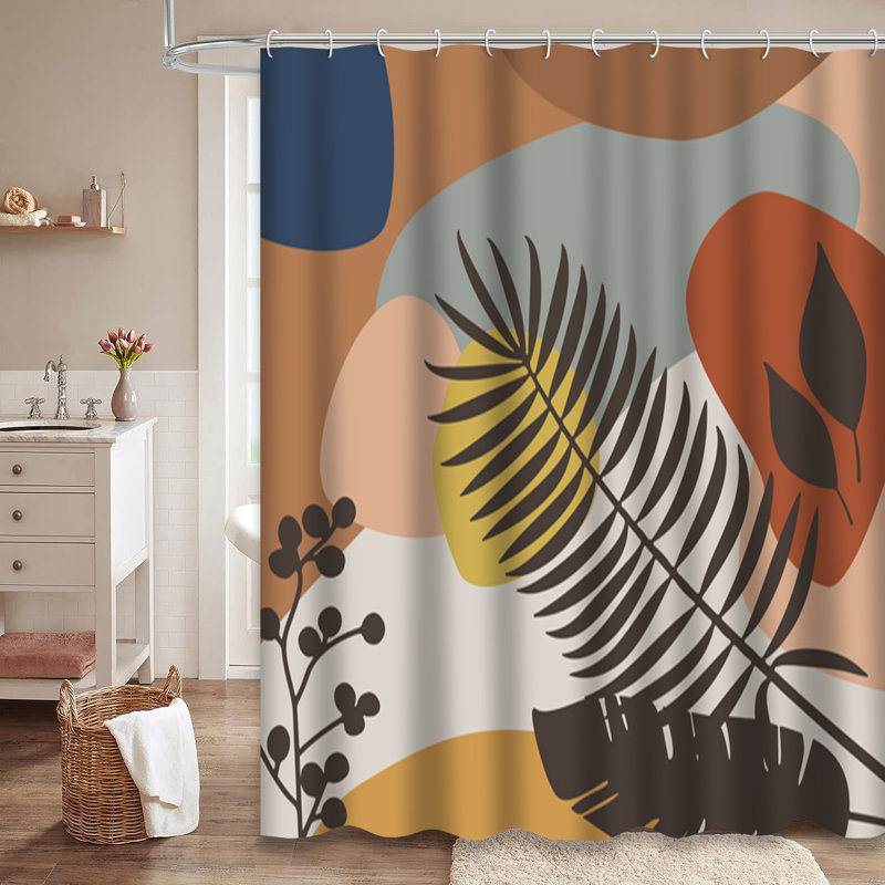 Rideau de douche Botanical Line Art, L 72 po x l 84 po