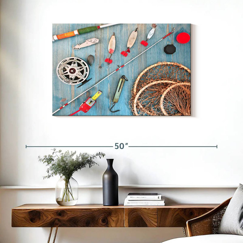 Senne Fishing Tools, 24" H x 36" W