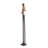 Polystone Tall Long Legged Jazz Band Musician Decorative Brown Sculpture with Black Base Stand Set-593679829-593679828