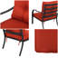 Chaise de patio avec coussins Jenalea