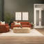 Chaise rembourrée en tissu brun Saga-1604825704
