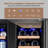 24" Wine and Beverage Refrigerator 20 Bottle 60 Can Dual Zone Built-In/Freestanding Classic Beverage Wine Cooler-103792762
