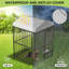 Grand chenil extérieur pour chien, cage pour chien robuste 4 x 4 x 6 pi-444316964