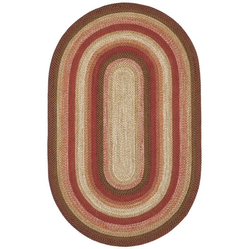 Amadio Geometric Indoor Rug, Oval 5' x 8'