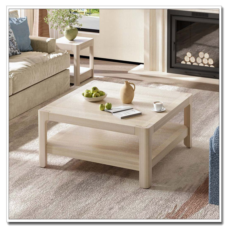Table basse Modern Farmhouse, Naturel