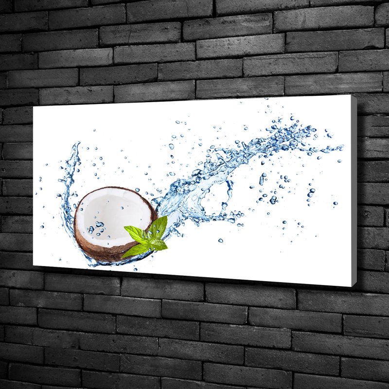Coconut And Water - Wrapped Canvas Print