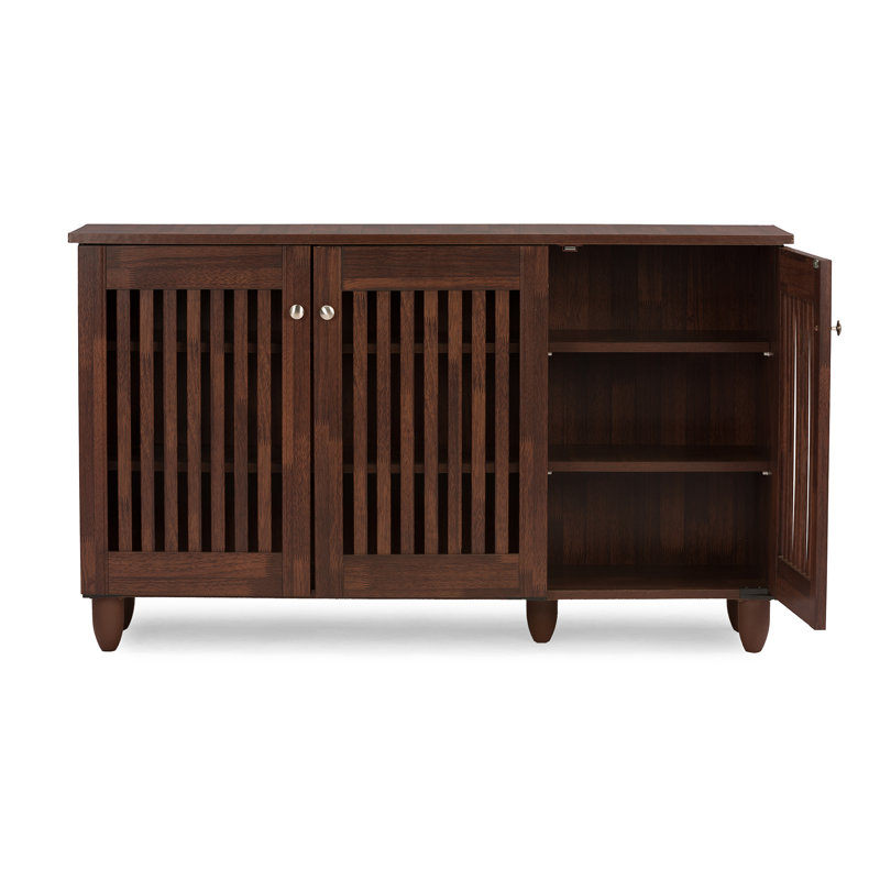 Armoire de rangement à chaussures pour 12 paires Cornellious