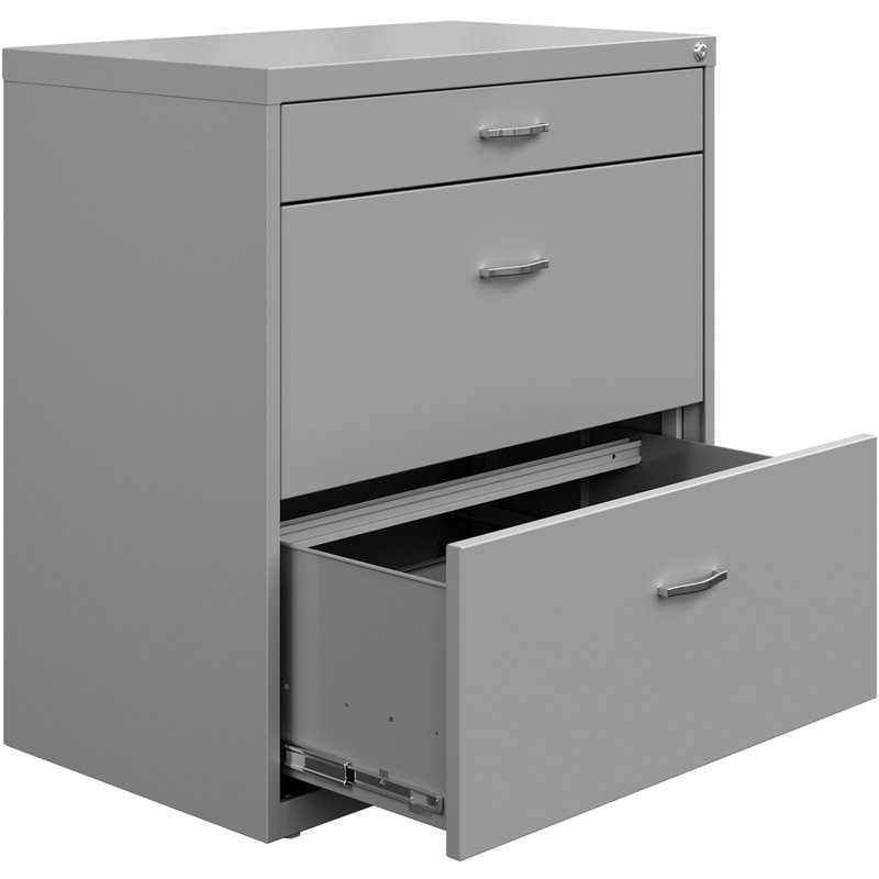 Onetta 30" Wide Pencil Drawer Lateral File Cabinet, Gray