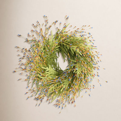 28" Handcrafted Norfolk Pine Thanksgiving Wreath