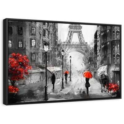 Paris Rainy Day Canvas Print