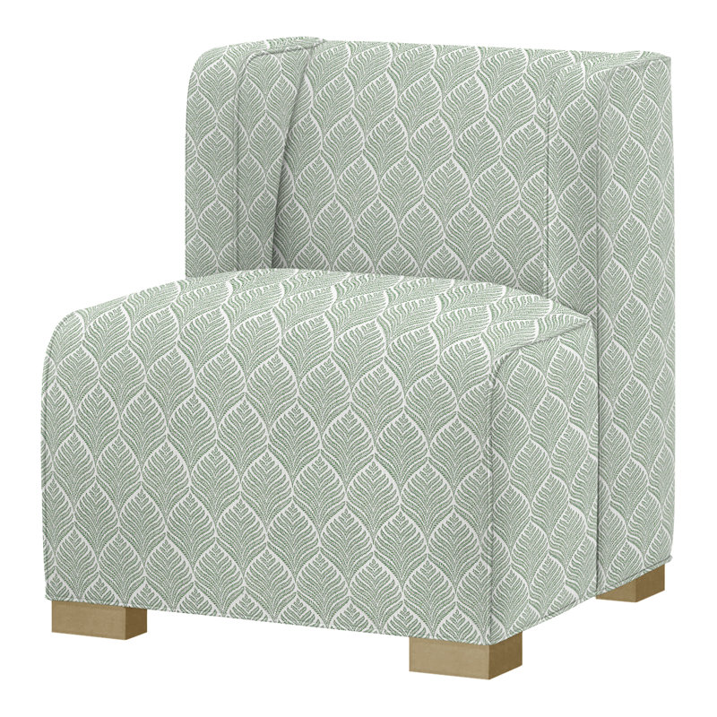TAU Upholstery Slipper Chair, Dune, Page Oyster (Performance fabric) 1355-92