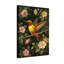 Ensemble de 1 tableau sur toile tendue représentant un colibri et des fleurs-589676777