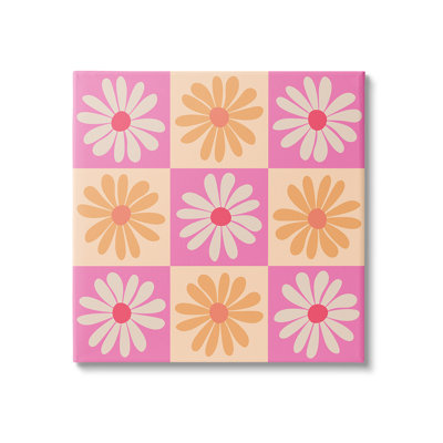 "Toile à carreaux avec motif de fleurs" par Carrie Cantwell sur