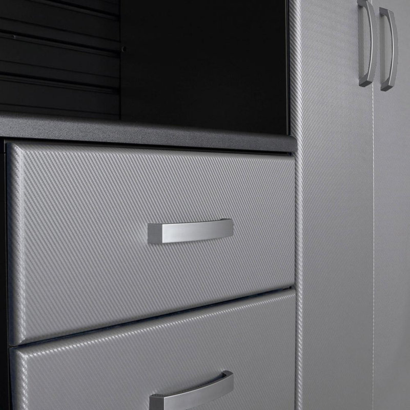 Deluxe 6 Piece Storage System, Black/Platinum Carbon
