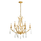 Prosecco 6 - Light Candle Style Tiered Chandelier