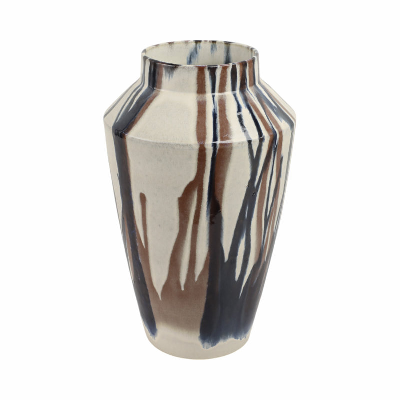 Vase Elegant, H 16 po x l 9,5 po x P 9,5 po