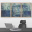 «Explosion de coups de peinture bleu clair et bleu marine», 3 pièces-98804051-98804052