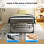 Lit pliant Alwyn Home avec matelas pour adultes, lit d'invité pliant pour lit de camp avec matelas en mousse à mémoire de forme de 4 po et lattes en bois massif, lit simple pliable avec roues verrouillables pour économiser de l'espace