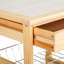 Lavondra Wood Kitchen Cart