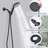 7-Setting Handheld Shower In Matte Black, Fading And 7 Spray Settings Shower, Rust