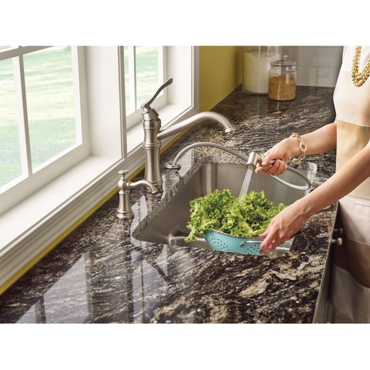 Belfield Single Handle Kitchen Faucet Duralock with Duralock™ and Supply Lines