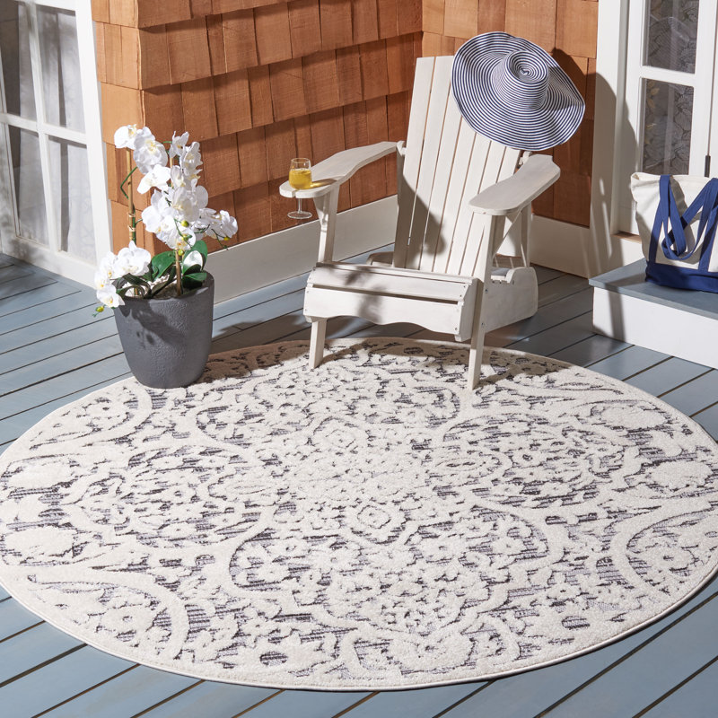 Tapis d'intérieur et d'extérieur Gattaca Jake , Rond 8 pi