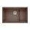 Precis Cascade SILGRANIT 29" L x 18" W Undermount Kitchen Sink with Colander
