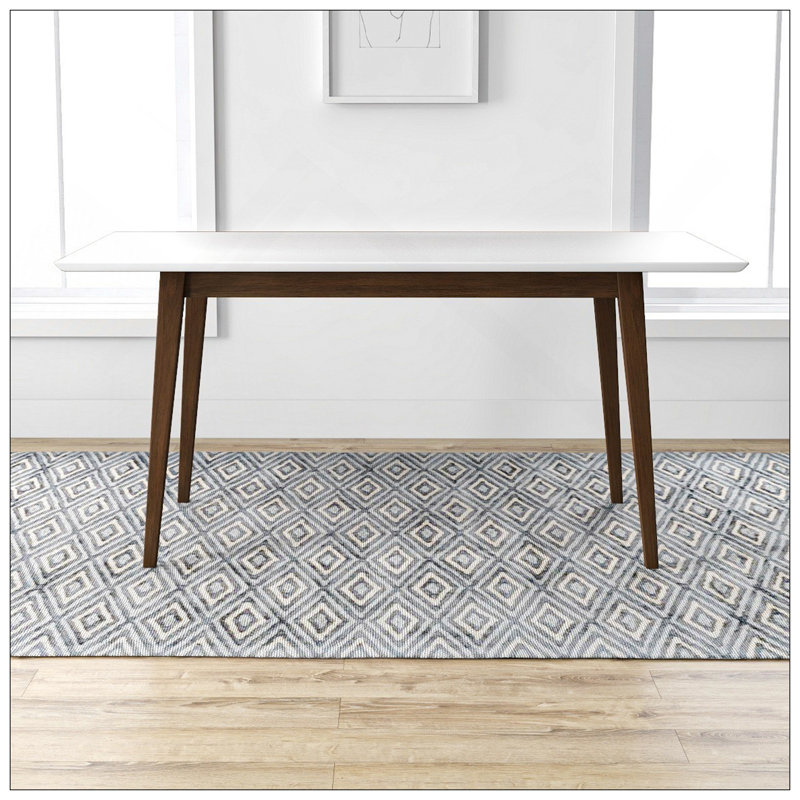 George Oliver Mary Modern Style Solid Wood Rectangular Dining Kitchen ...