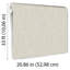 Papier peint papyrus lux crème-992359532