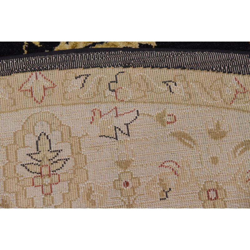 Moore Oriental Indoor Rug, Round 8'
