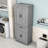Tall Bathroom Storage Cabinet with Doors, Drawer, Adjustable Shelf and Anti-Tipping Design-595189512