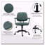 Chaise de bureau à hauteur réglable et inclinable Vinsetto, vert