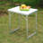 Folding Camping Table with Height Adjustability, Lightweight Portable Table with Carry Handle, Outdoor Folding Table Camping Accessories