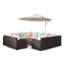 Yancey 5 Seater Rattan Corner Sofa Set