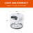 COMMERCIAL CHEF Food Chopper,Veggie Chopper with Stainless Steel Blades