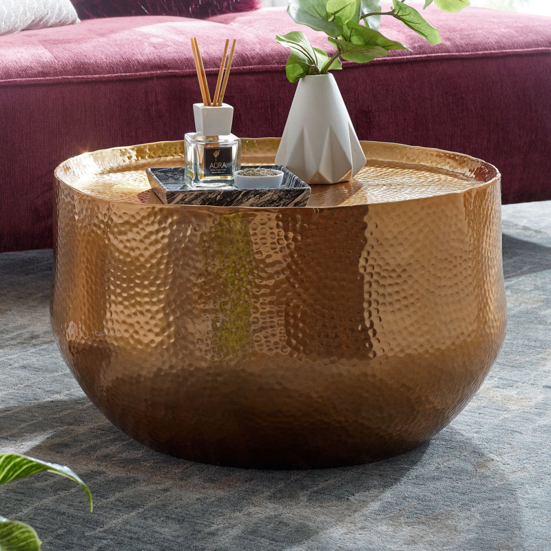 Swanhilda Solid Coffee Table, Gold