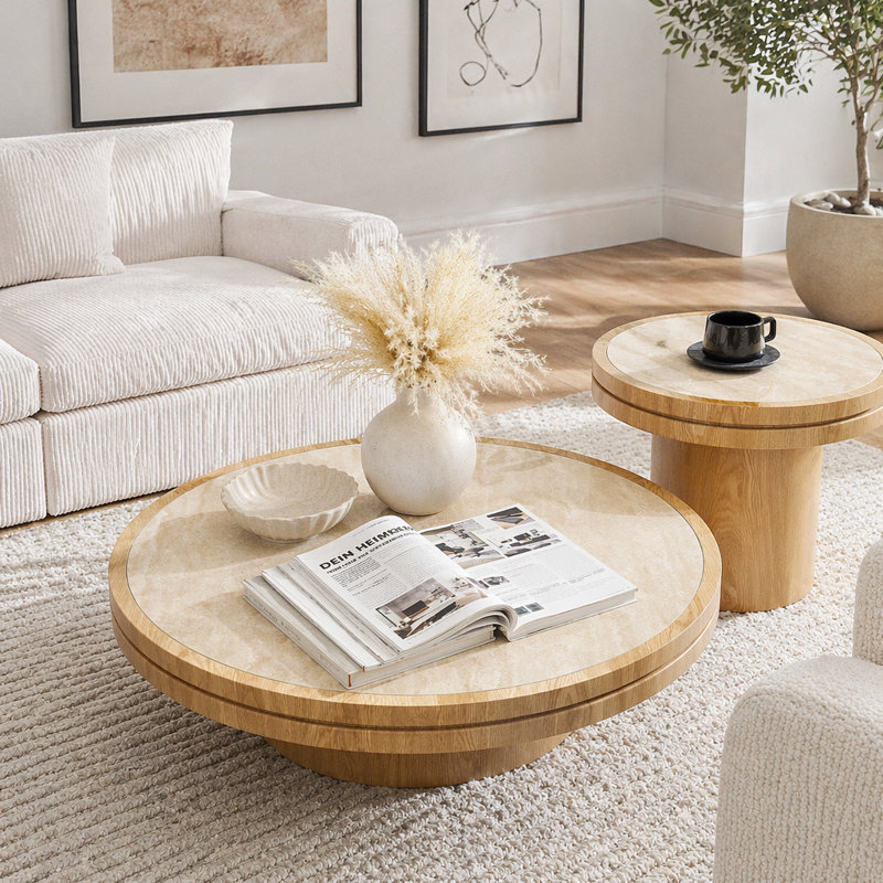 Table d'appoint 19,49 po, Natural