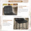 Ensemble de 4 tabourets de bar à hauteur de comptoir Modern-1987231271