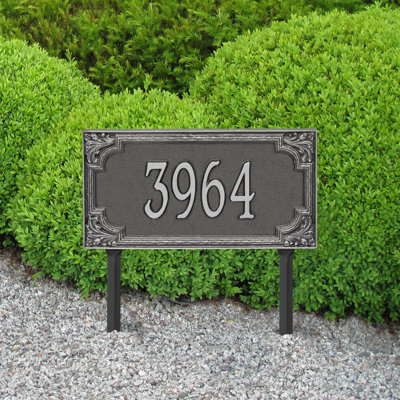 Signature Series 1-Line Lawn Address Sign
