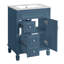 Meuble-lavabo 24 po avec lavabo en céramique et tablette réglable