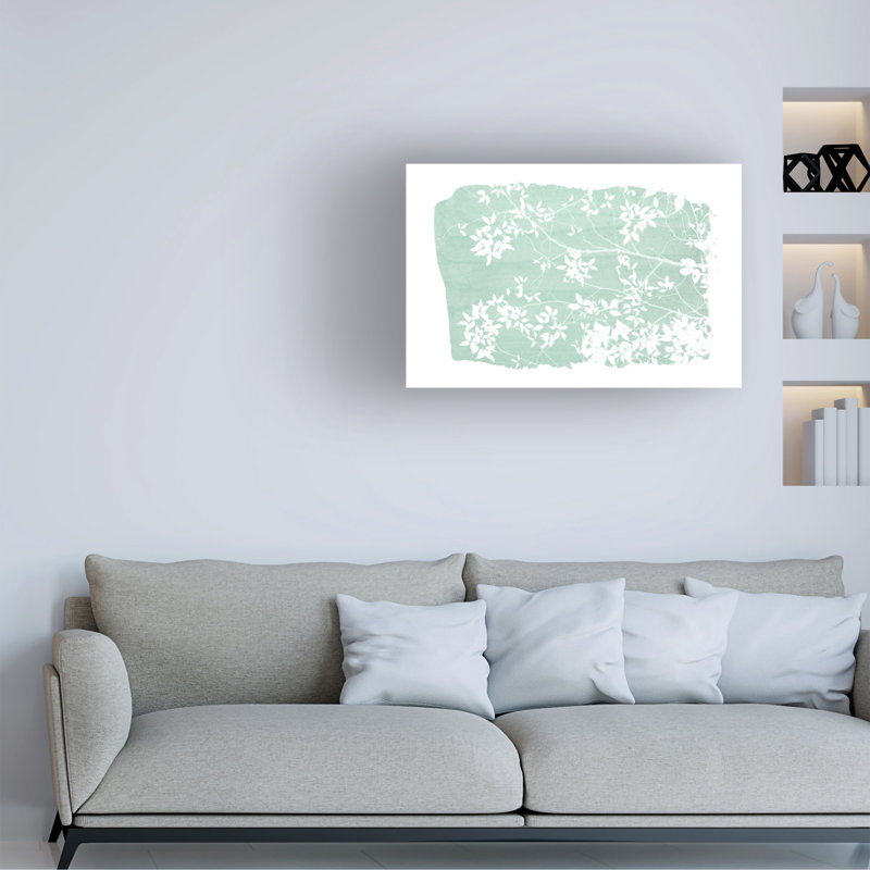 Art sur toile Silhouette Amini54 Mint, H 12 po x l 19 po