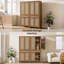 Armoire de rangement 72 po H 72,1 po avec tablettes réglables-1756024177
