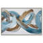 «Azure Flow II», reproduction d'art encadrée bleue et dorée par Art Remedy, cadre doré, 24 x 16-1820742799-1820742899