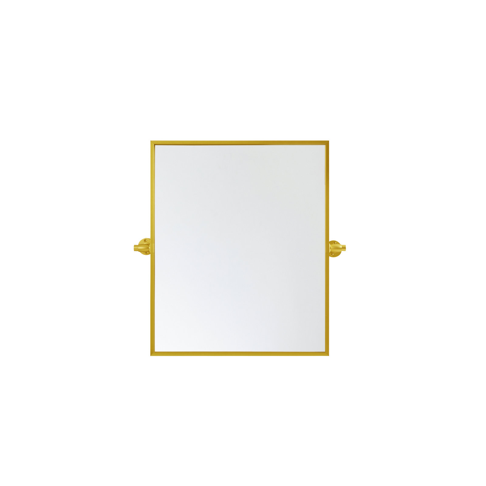 Belfield Metal Wall Mirror, Gold, 24" x 20"